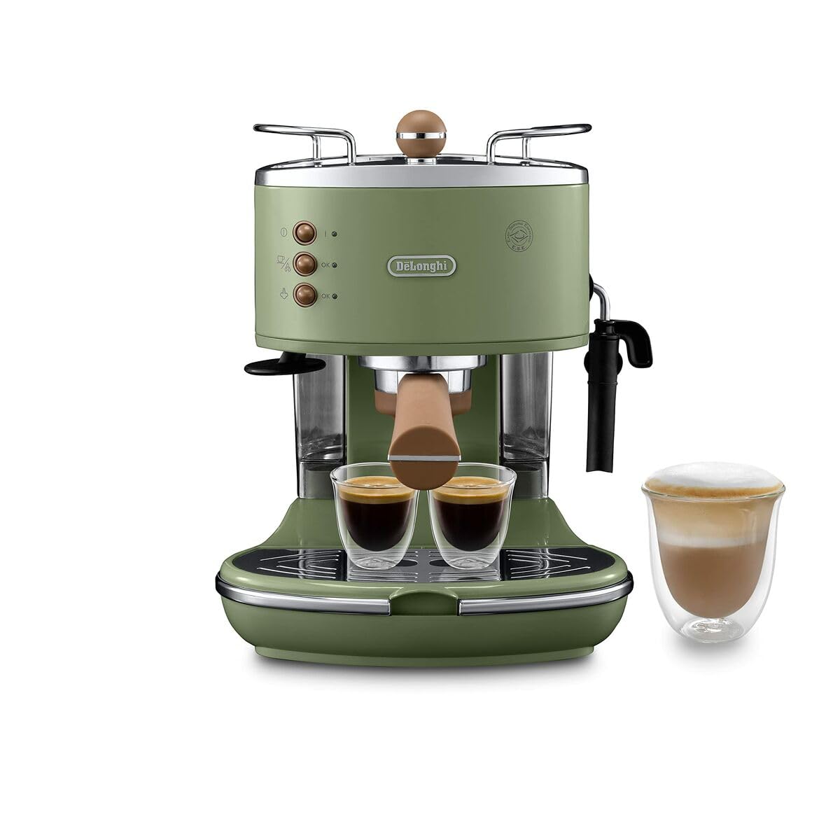 NuvoCafe Machine porte-filtre, 28 x 34 x 37, Vert