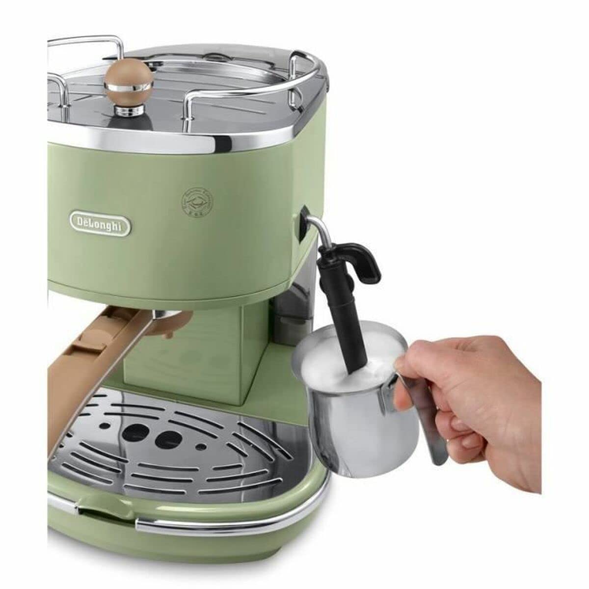NuvoCafe Machine porte-filtre, 28 x 34 x 37, Vert